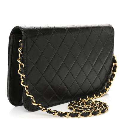Chanel Lambskin Quilted Small Single Flap Bag Black 3 of 12