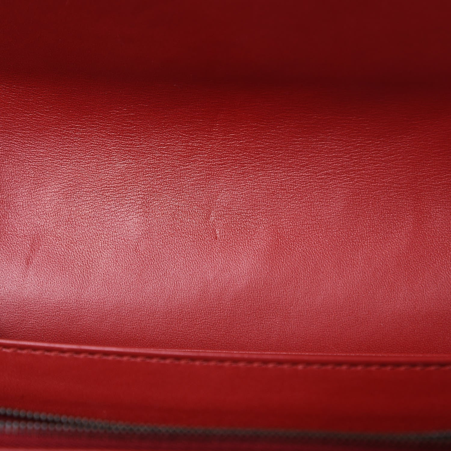 Gucci Calfskin Matelasse GG Marmont Chain Wallet Hibiscus Red 12 of 17