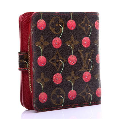 Louis Vuitton Monogram Cerises Compact Zippe Wallet 3 of 10