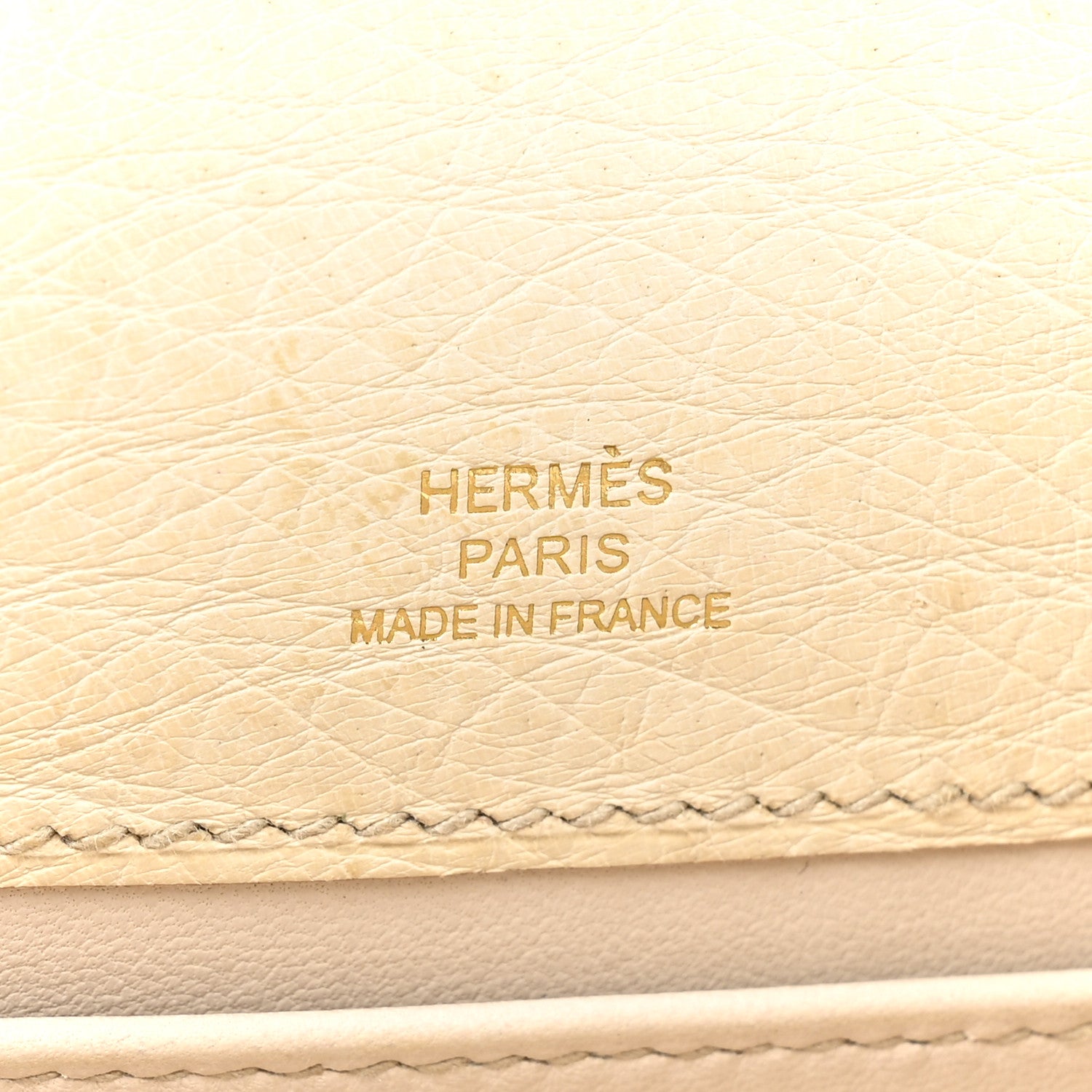 Hermes Ostrich Kelly Pochette Clutch Beton 7 of 16