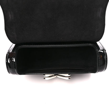 Louis Vuitton Patent Monogram Twist Shoulder Bag PM Black 5 of 9