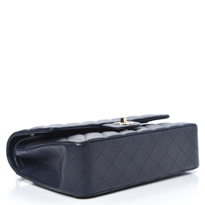 Chanel Caviar Quilted Medium Double Flap Navy 4 of 11