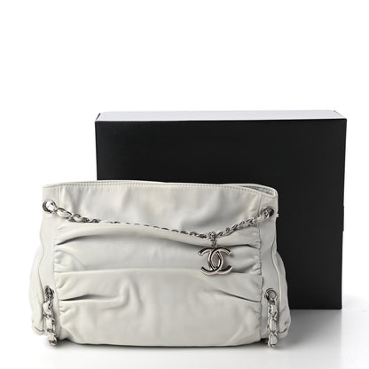Chanel Lambskin Large Sharpei Shoulder Bag Grey 11 of 11