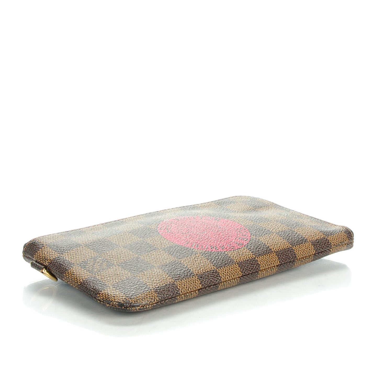 Damier Ebene Complice Trunks and Bags Wallet Red