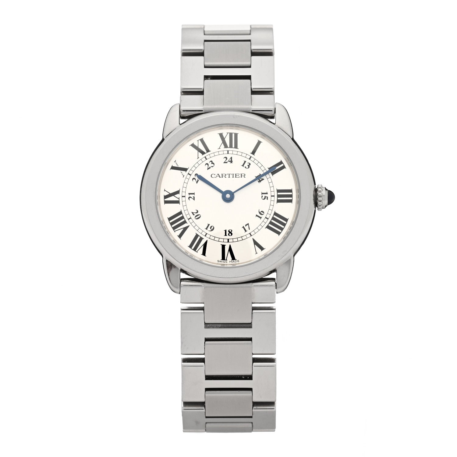 Cartier Stainless Steel 29mm Ronde Solo Quartz Watch 1 of 5