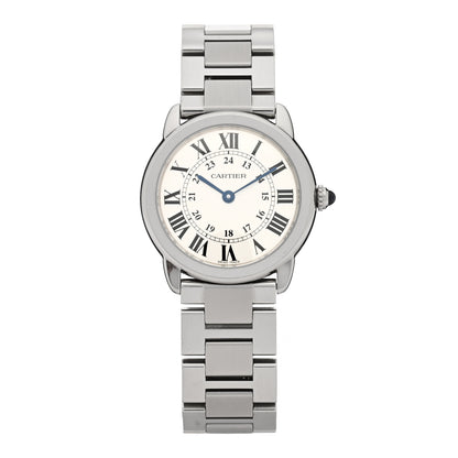 Cartier Stainless Steel 29mm Ronde Solo Quartz Watch 1 of 5