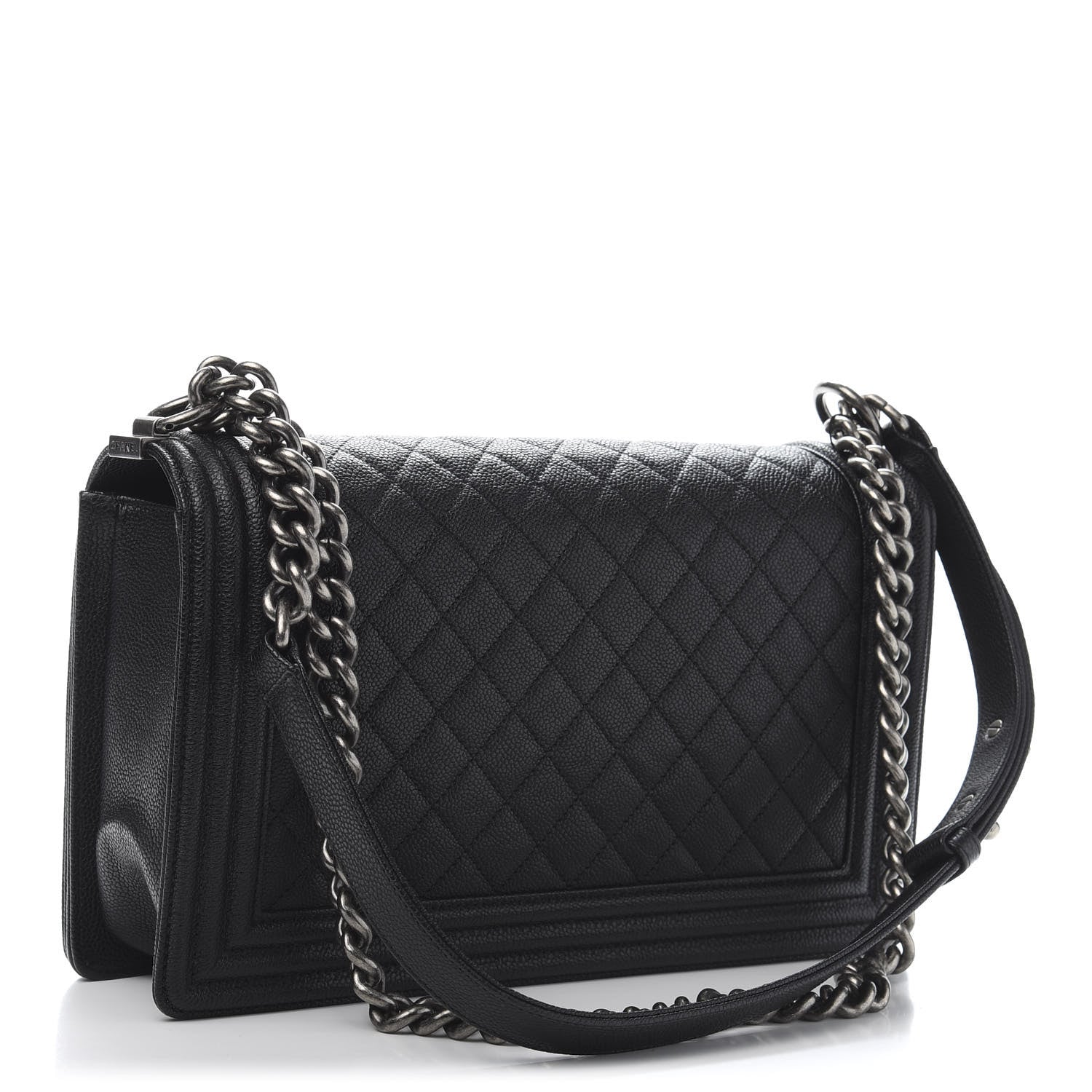 Chanel Caviar Quilted New Medium Boy Flap Black 3 of 12