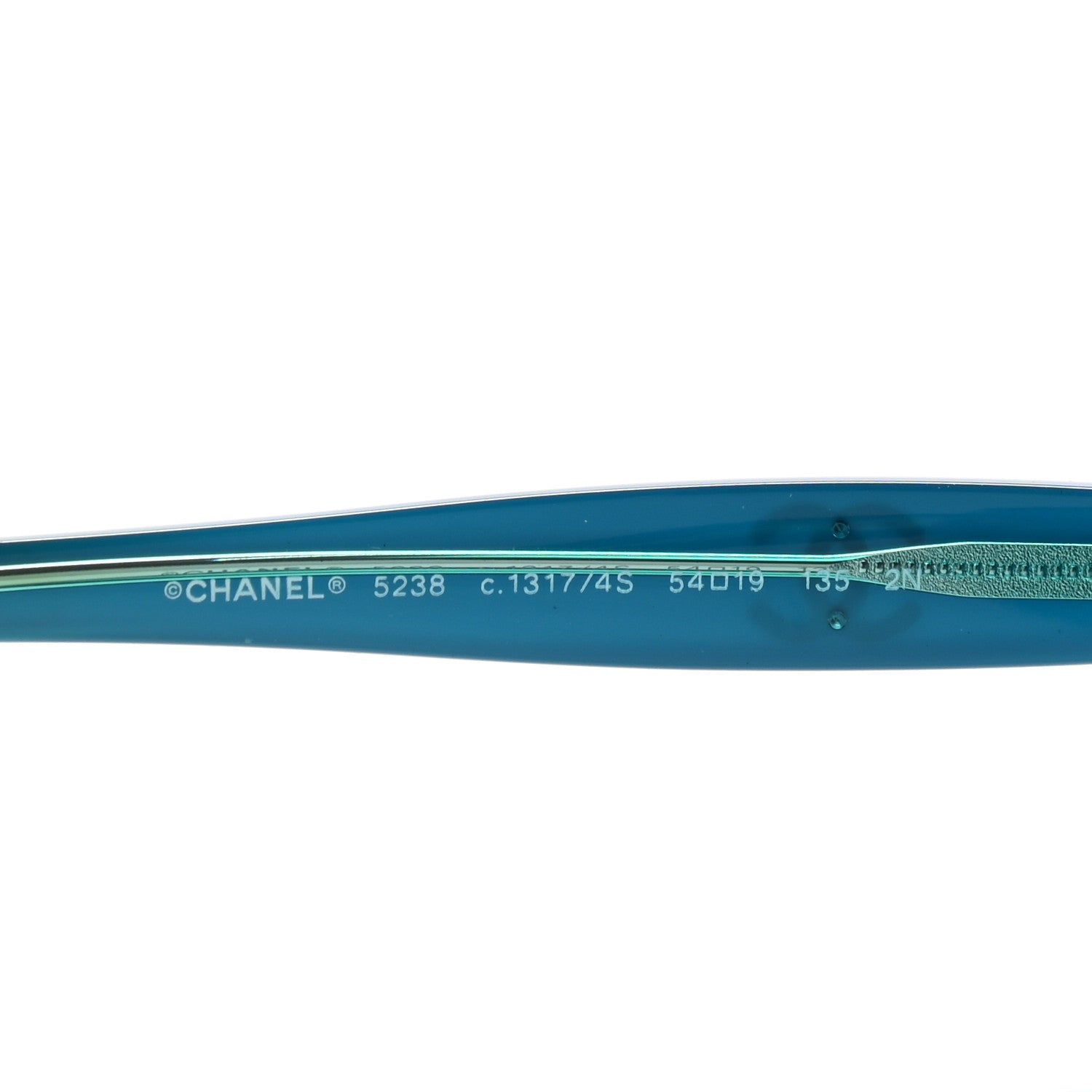 Chanel CC Sunglasses 5238 Turquoise 5 of 8