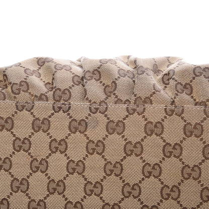 Gucci Monogram Large D Gold Hobo Dark Brown 12 of 23