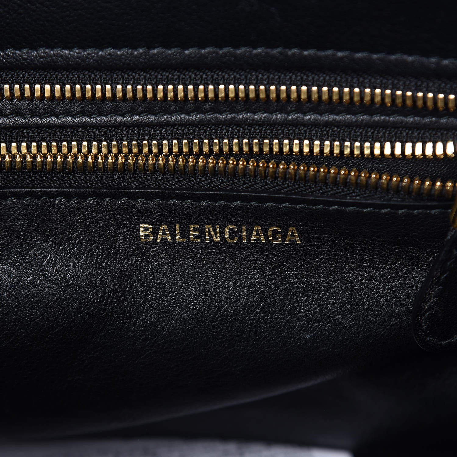 Balenciaga Calfskin XS Fringe Laundry Cabas Black 6 of 9