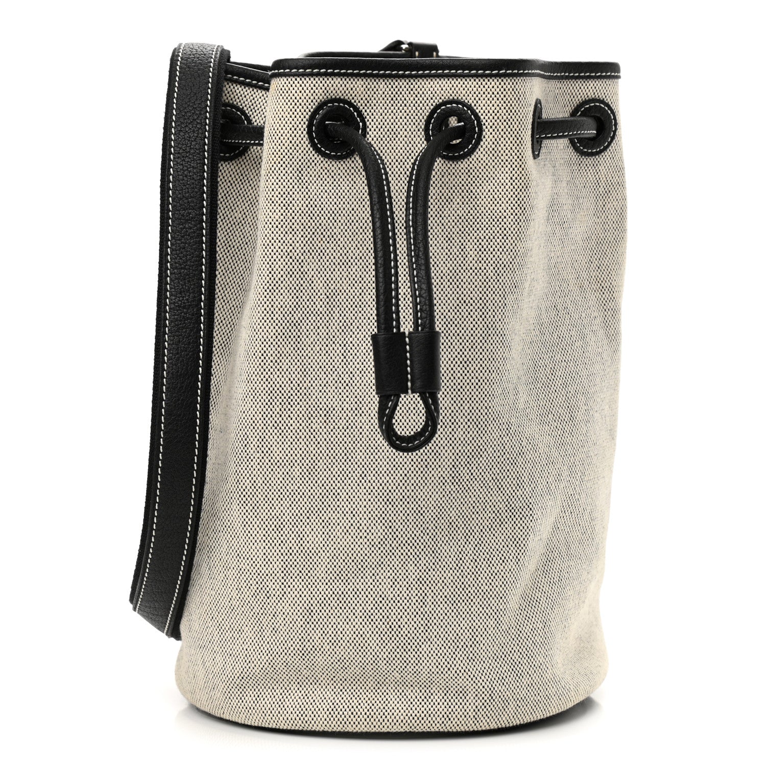 Hermes Toile Sac Marin PM Natural Black 1 of 10