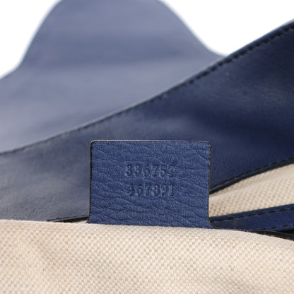 Gucci Guccissima Medium Emily Shoulder Bag Blue 8 of 10