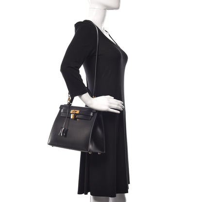 Hermes Box Kelly Sellier 28 Black 2 of 37