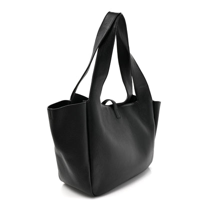 Saint Laurent Grained Deerskin Bea Tote Black 3 of 10