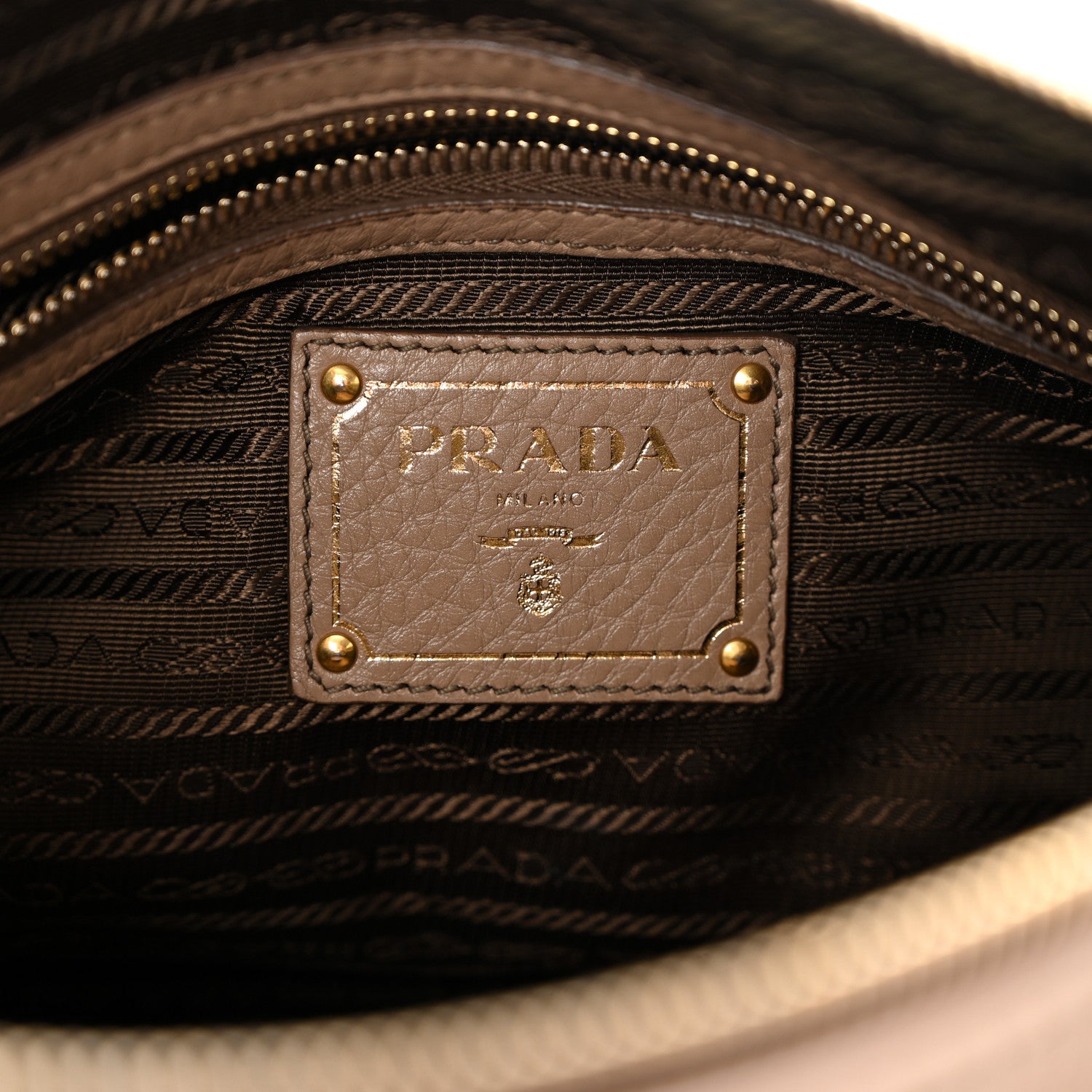 Prada Vitello Daino Satchel Cammeo 7 of 11