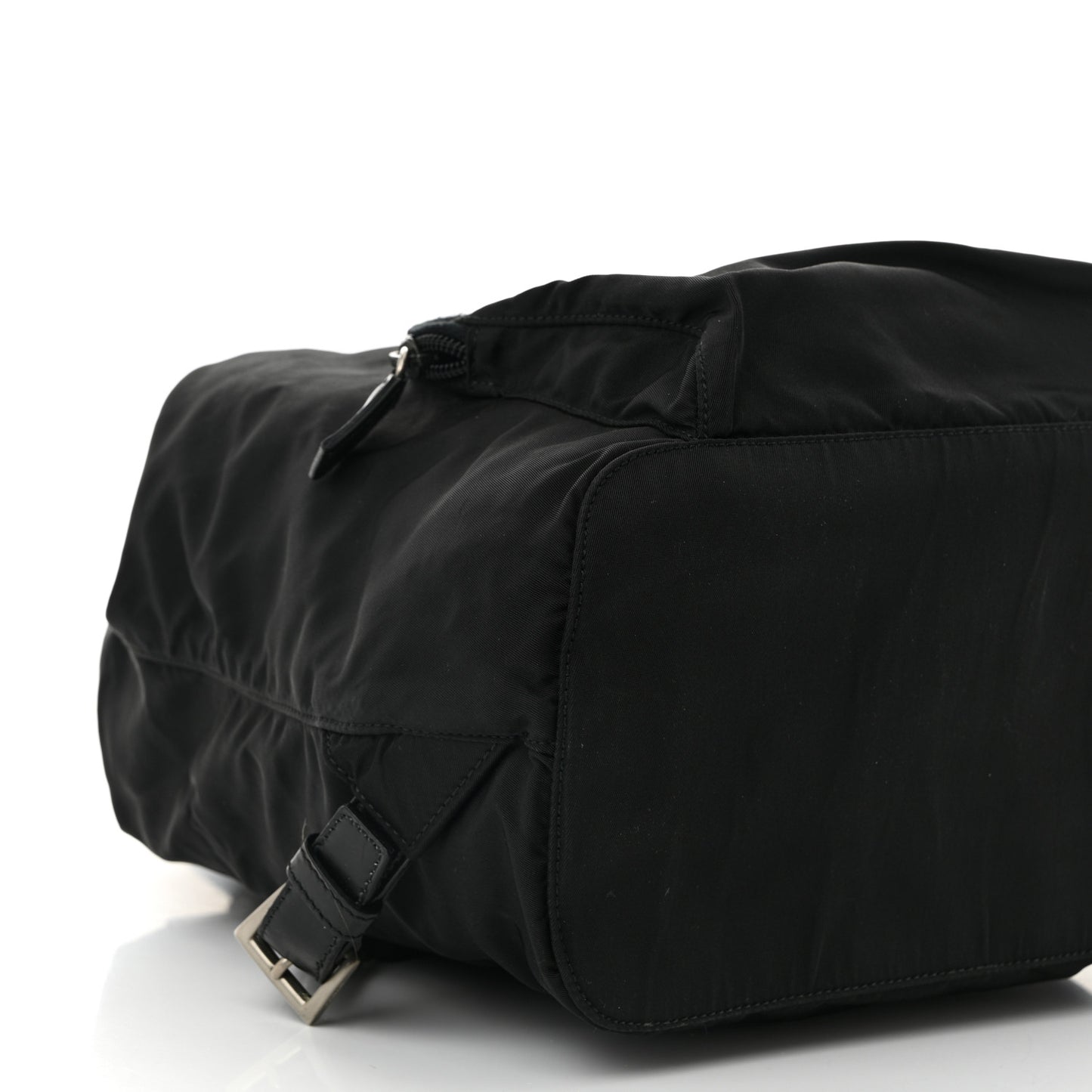 Tessuto Nylon Vela Cinch Backpack Black