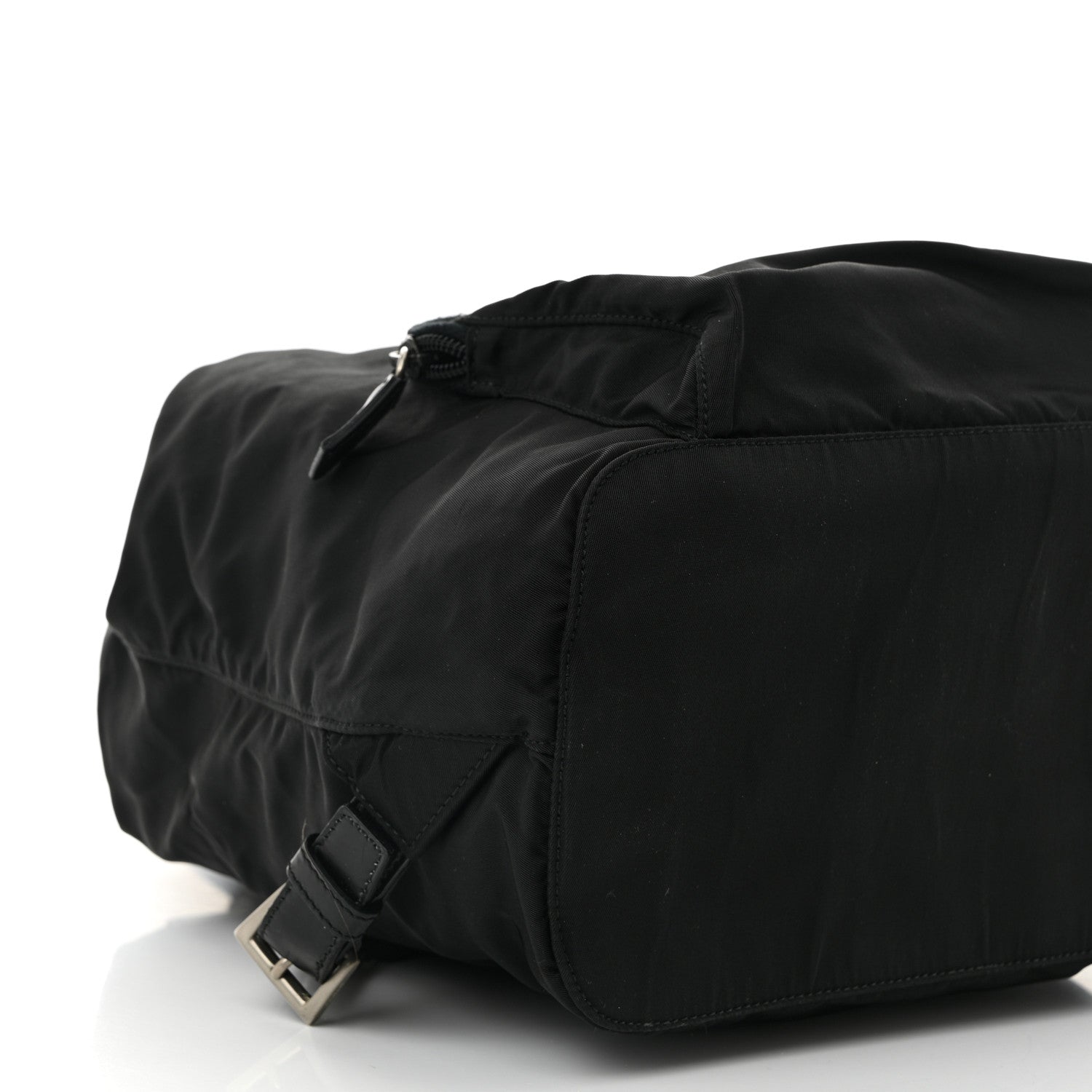 Prada Tessuto Nylon Vela Cinch Backpack Black 7 of 9
