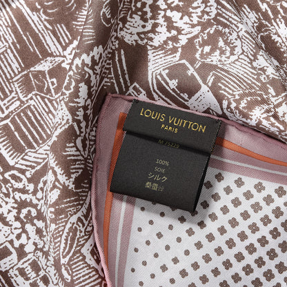 Louis Vuitton Silk LV Comics Square Scarf 6 of 7