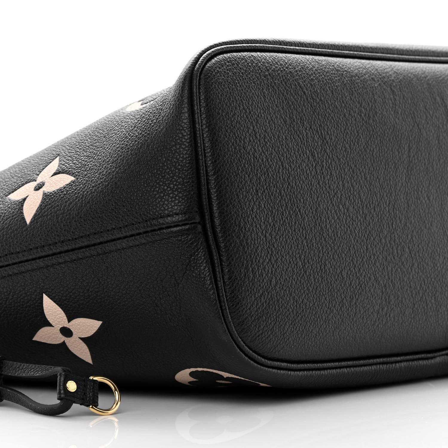 Louis Vuitton Empreinte Monogram Giant Neverfull MM Black Beige 8 of 11
