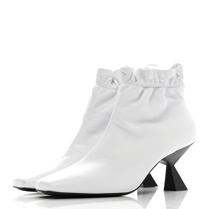 Givenchy Lambskin Scrunch Bootie 37.5 White 3 of 10