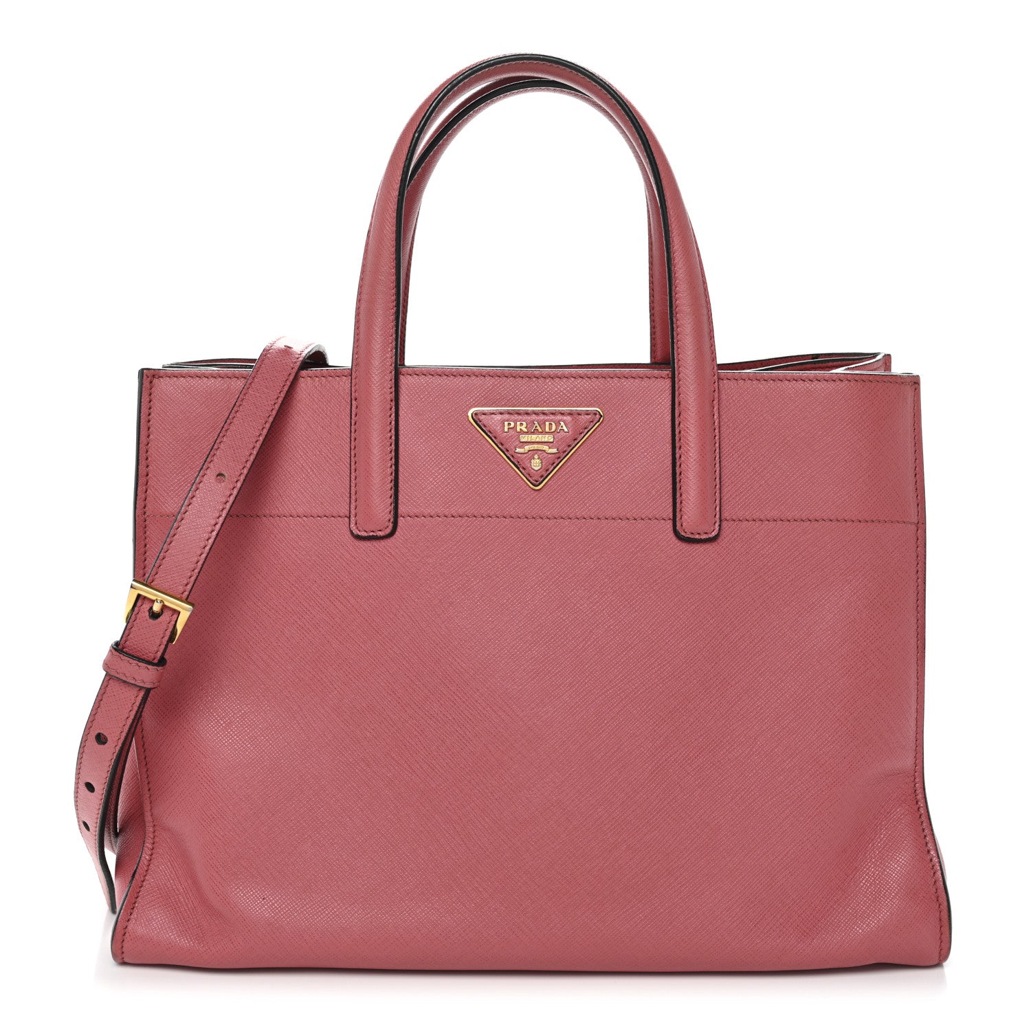 Prada Saffiano Soft Triple Pocket Tote Tamaris 1 of 11