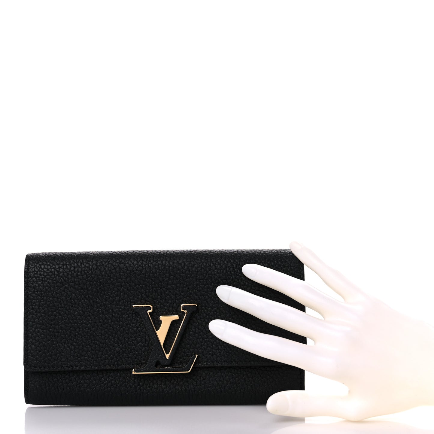 Taurillon Capucines Wallet Black