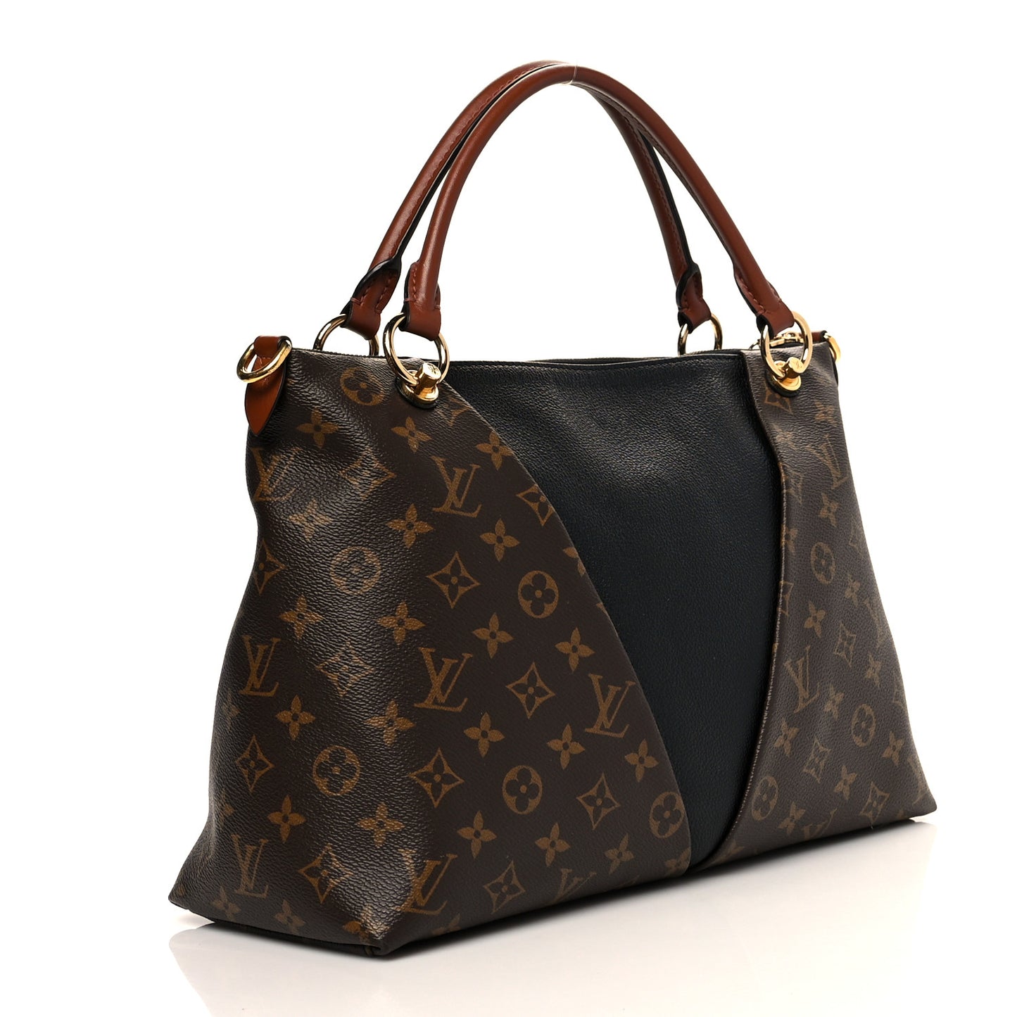 Monogram V Tote MM Black