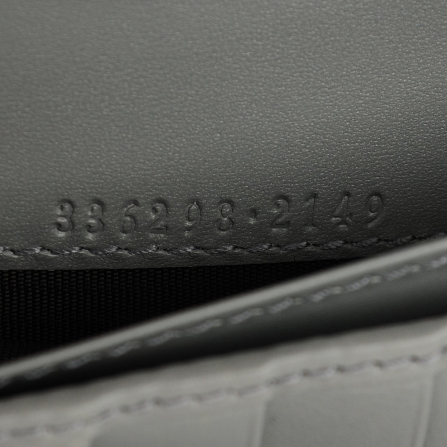 GG Supreme Monogram Travel Document Case Ecru Grigio