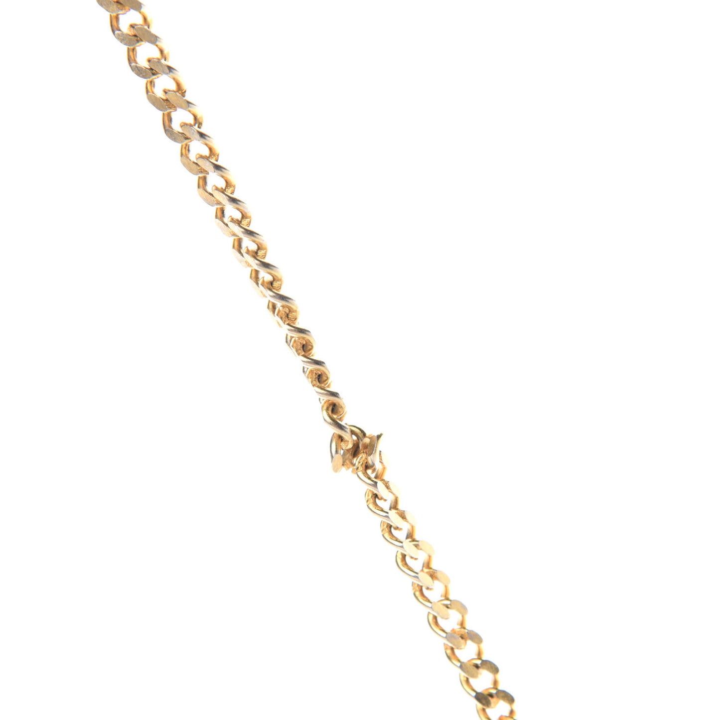 Monogram Chain Clutch Brown