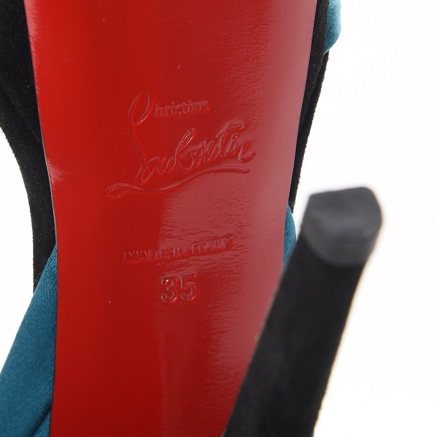 Satin Veau Velours Vampanodo 140 Platform Sandals 35 Black Peacock
