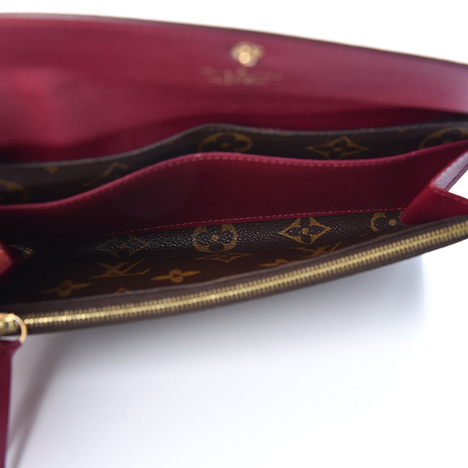 Louis Vuitton Monogram Emilie Wallet Fuchsia 5 of 9