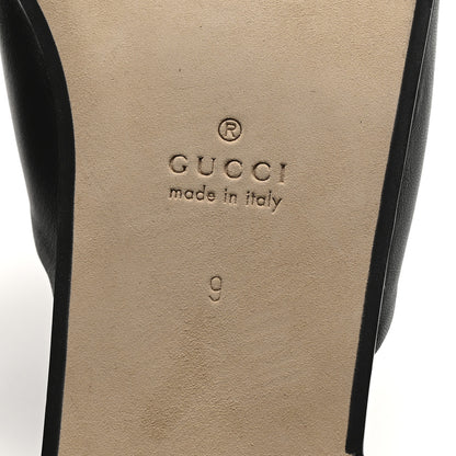 Gucci Calfskin Mens Horsebit Slippers 9 Black 7 of 9