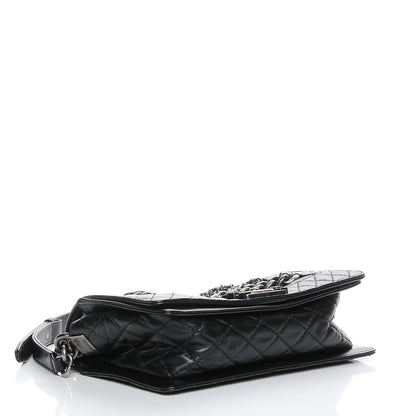 Chanel Calfskin Enchained Medium Boy Flap Black 4 of 10