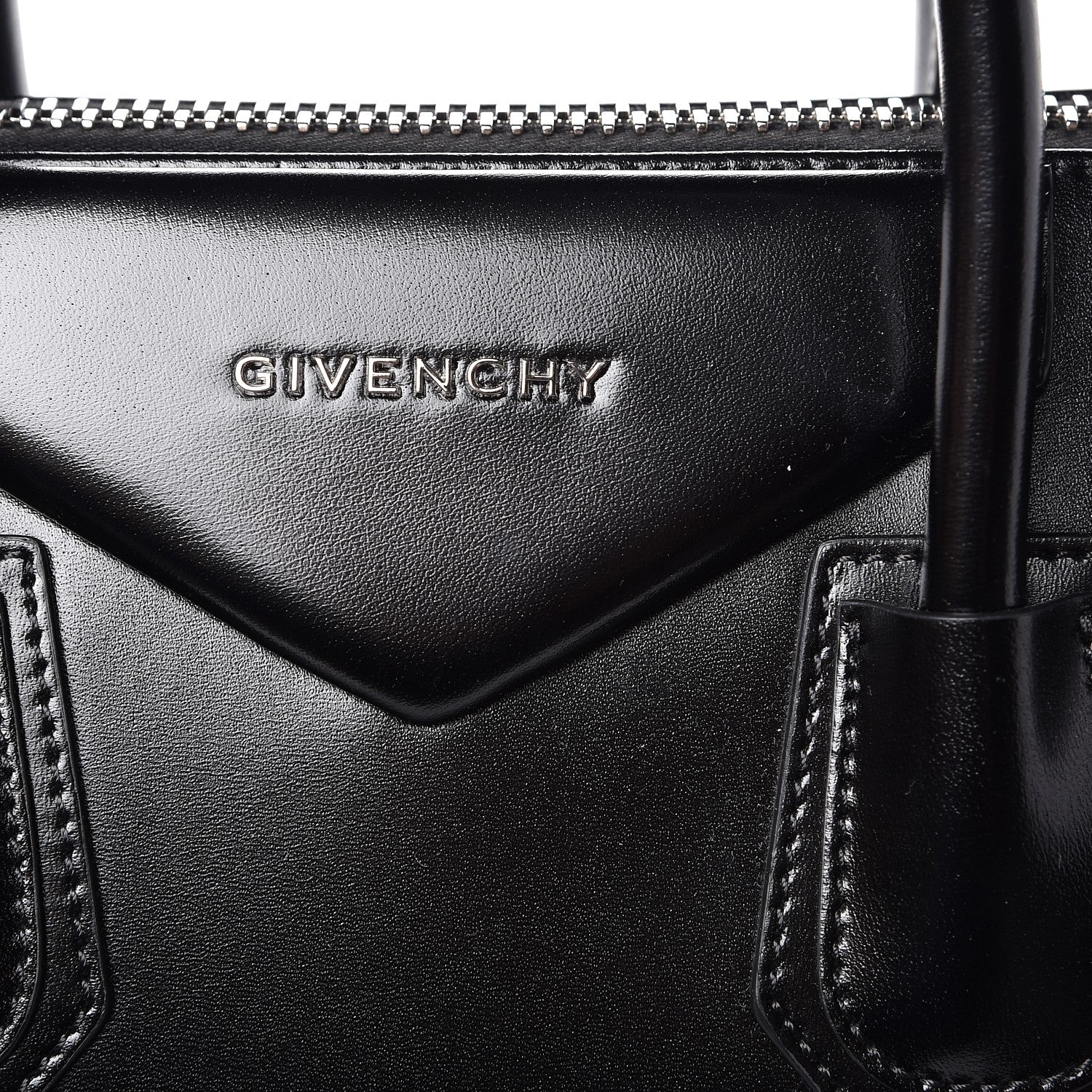 Givenchy Shiny Lord Calfskin Medium Antigona Black 8 of 8
