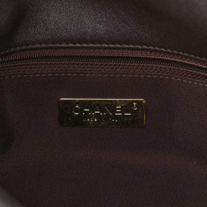 Chanel Lambskin Quilted Large Chanel 19 Flap Dark Brown 6 of 13