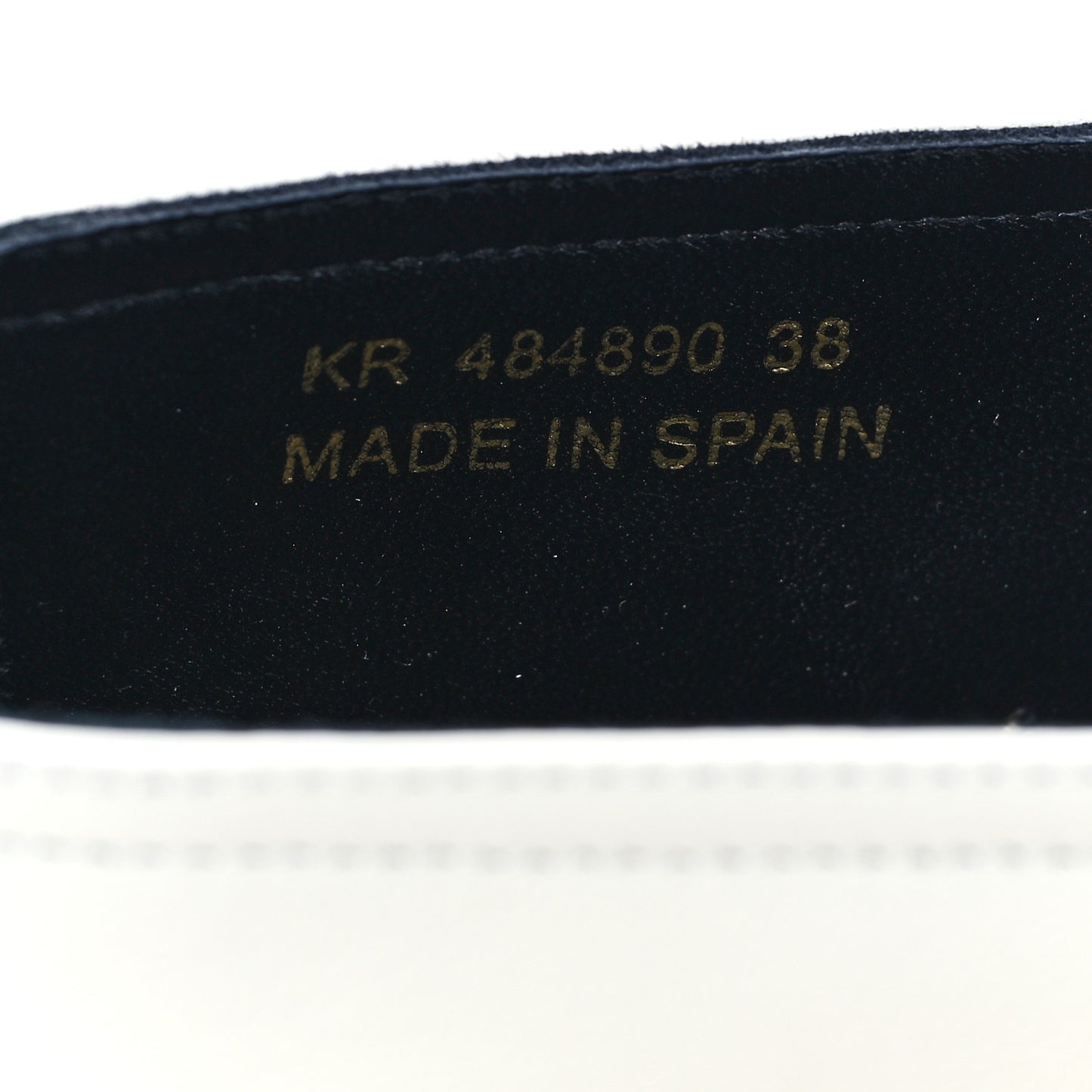 Lambskin Monogram Espadrilles 38 Beige