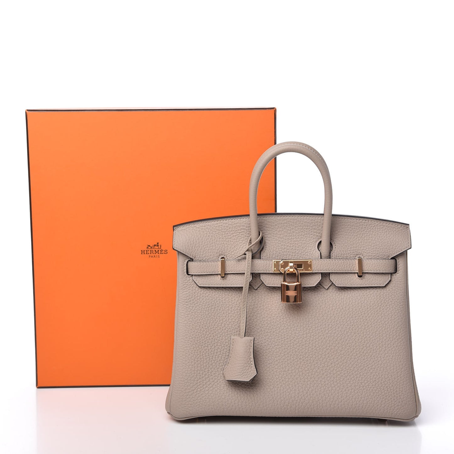 Togo Birkin 25 Gris Tourterelle