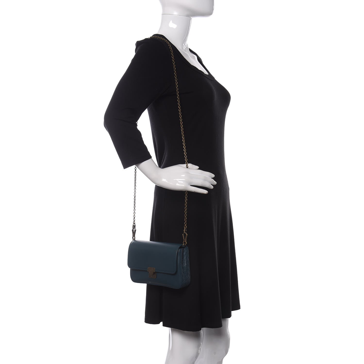 Bottega Veneta Nappa Chain Wallet Brighton 2 of 11