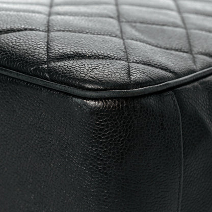 Chanel Caviar Quilted Sun Medallion Shoulder Bag Black 12 of 16