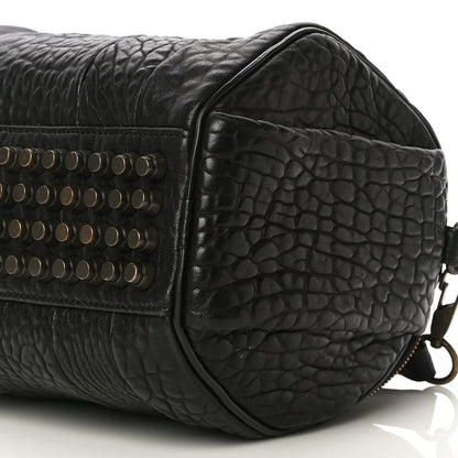 Alexander Wang Pebbled Lambskin Rockie Black Pale Gold Hardware 9 of 10