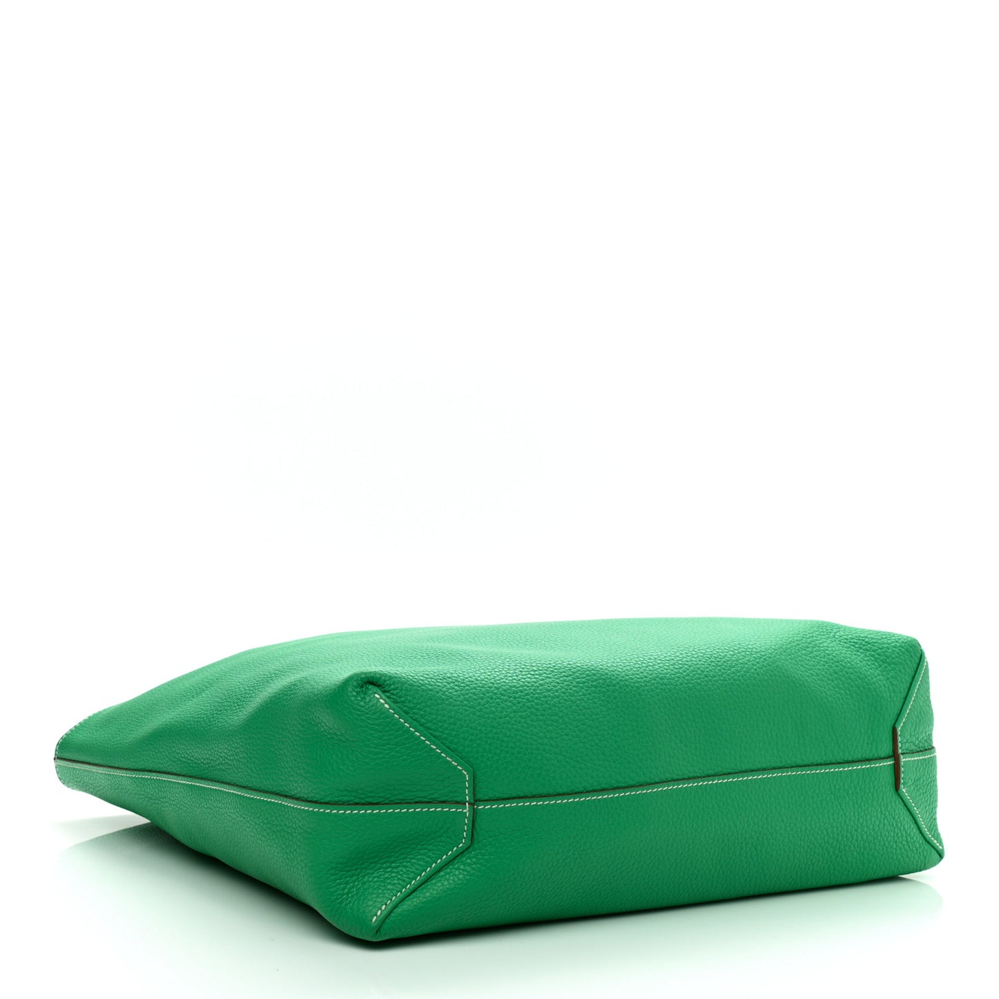 Taurillon Clemence Double Sens 36 Reversible Tote Menthe Colvert