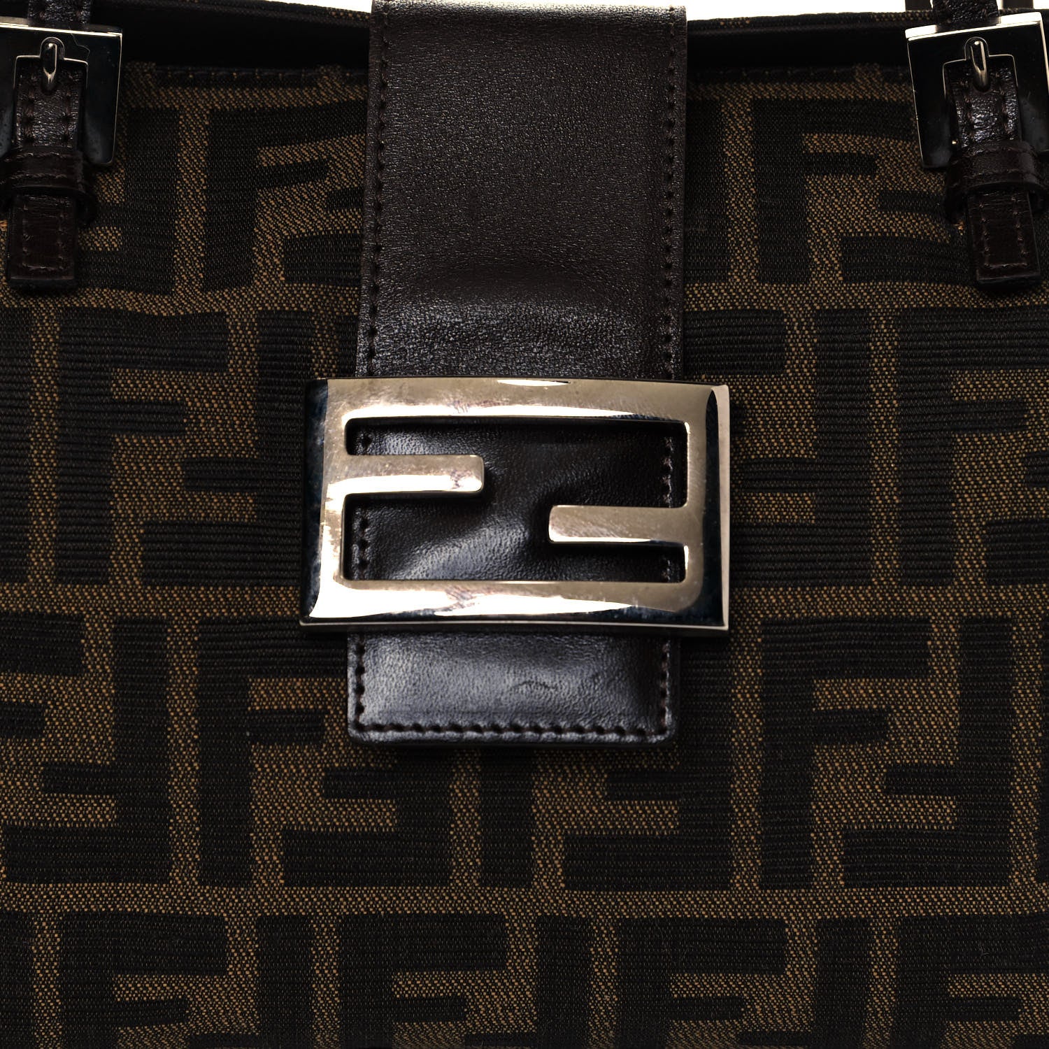 Fendi Zucca Shoulder Bag Tobacco 7 of 10