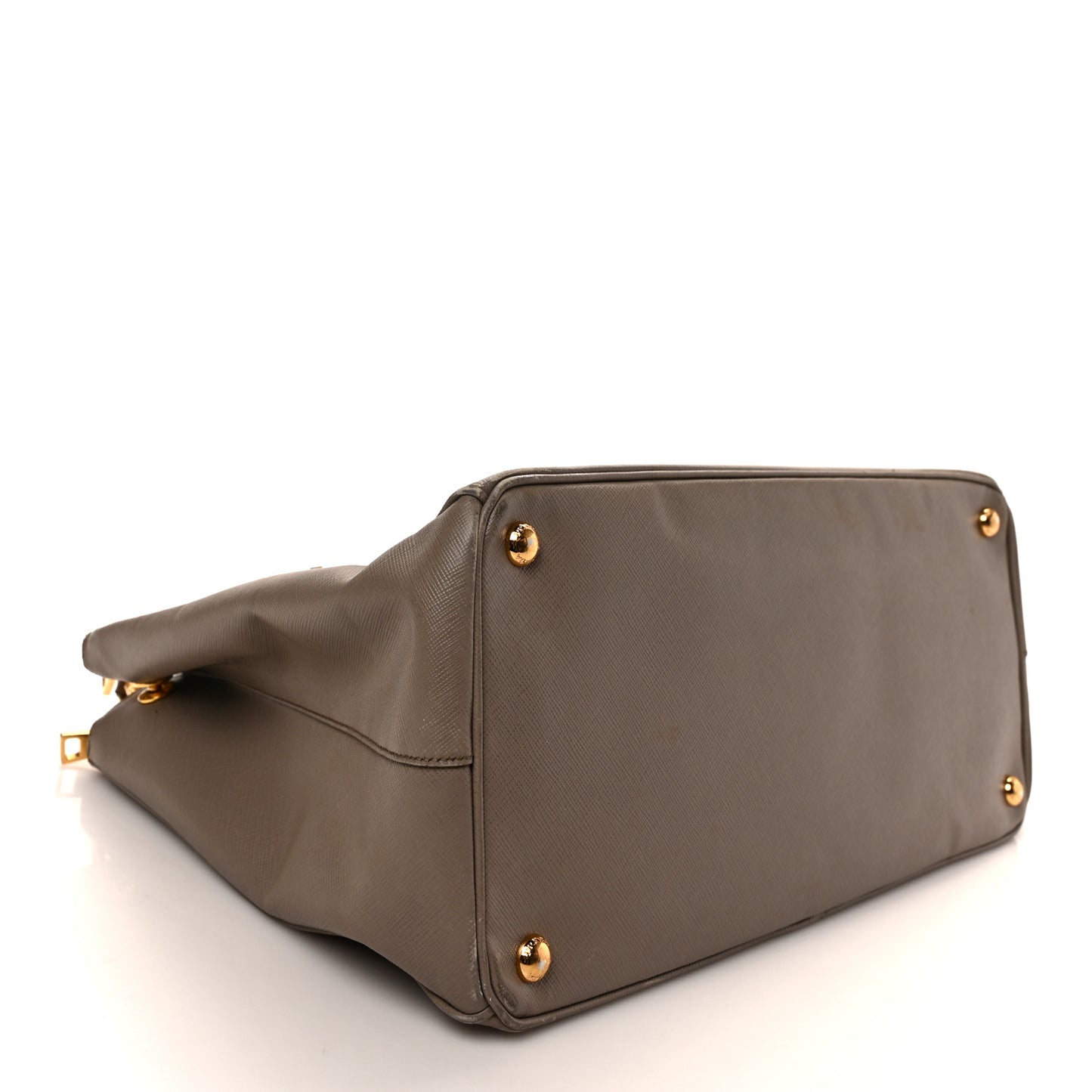 Saffiano Medium Galleria Double Zip Tote Pomice