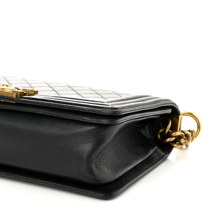 Chanel Calfskin Quilted Medium Boy Flap Black 10 of 12
