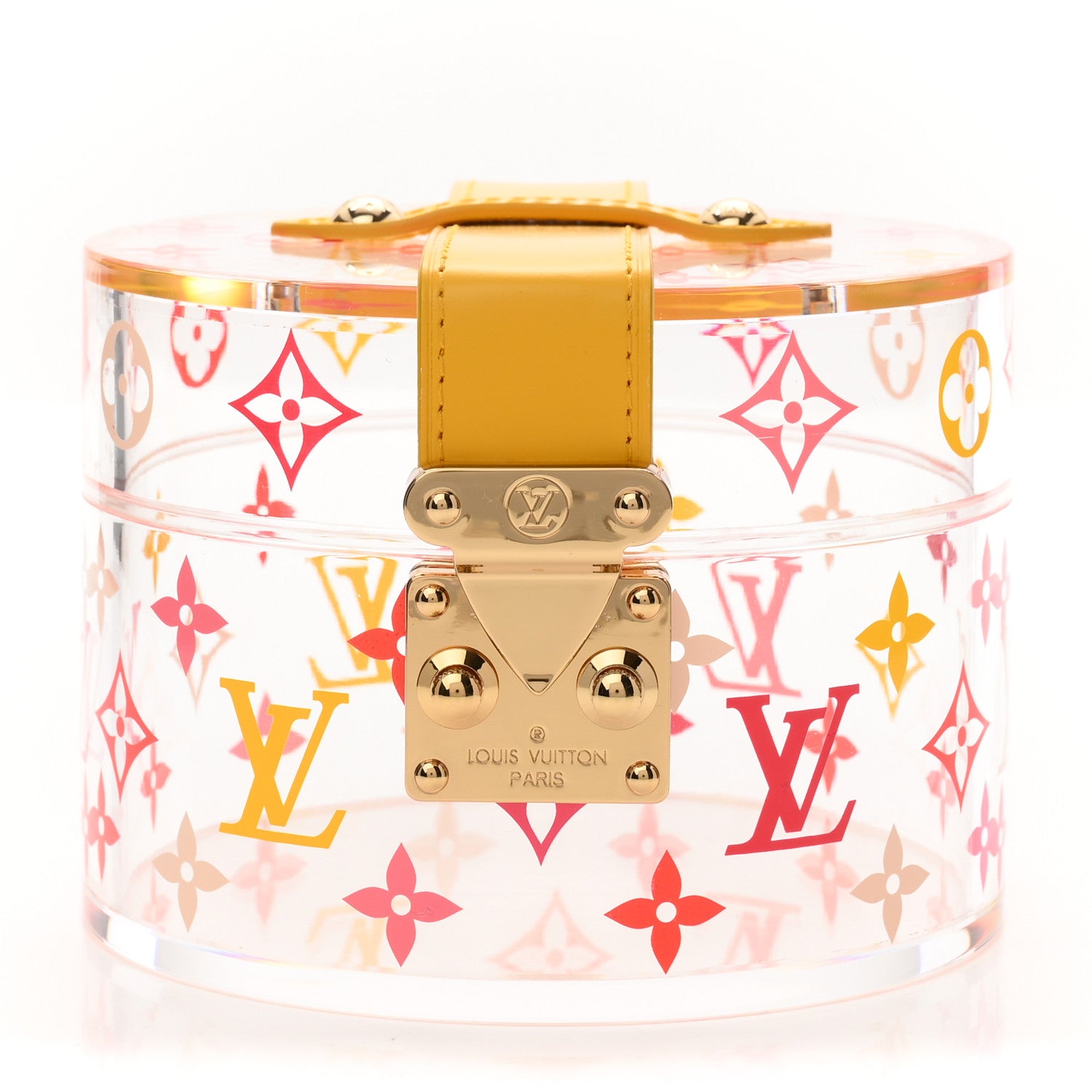 Louis Vuitton Transparent Plexiglass Box Scott Yellow 1 of 6