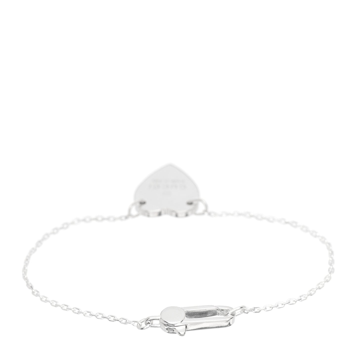 Sterling Silver Trademark Heart Bracelet
