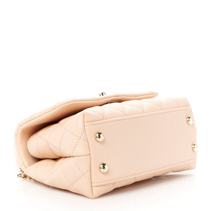 Chanel Caviar Quilted Extra Mini Coco Handle Flap Light Pink 4 of 11