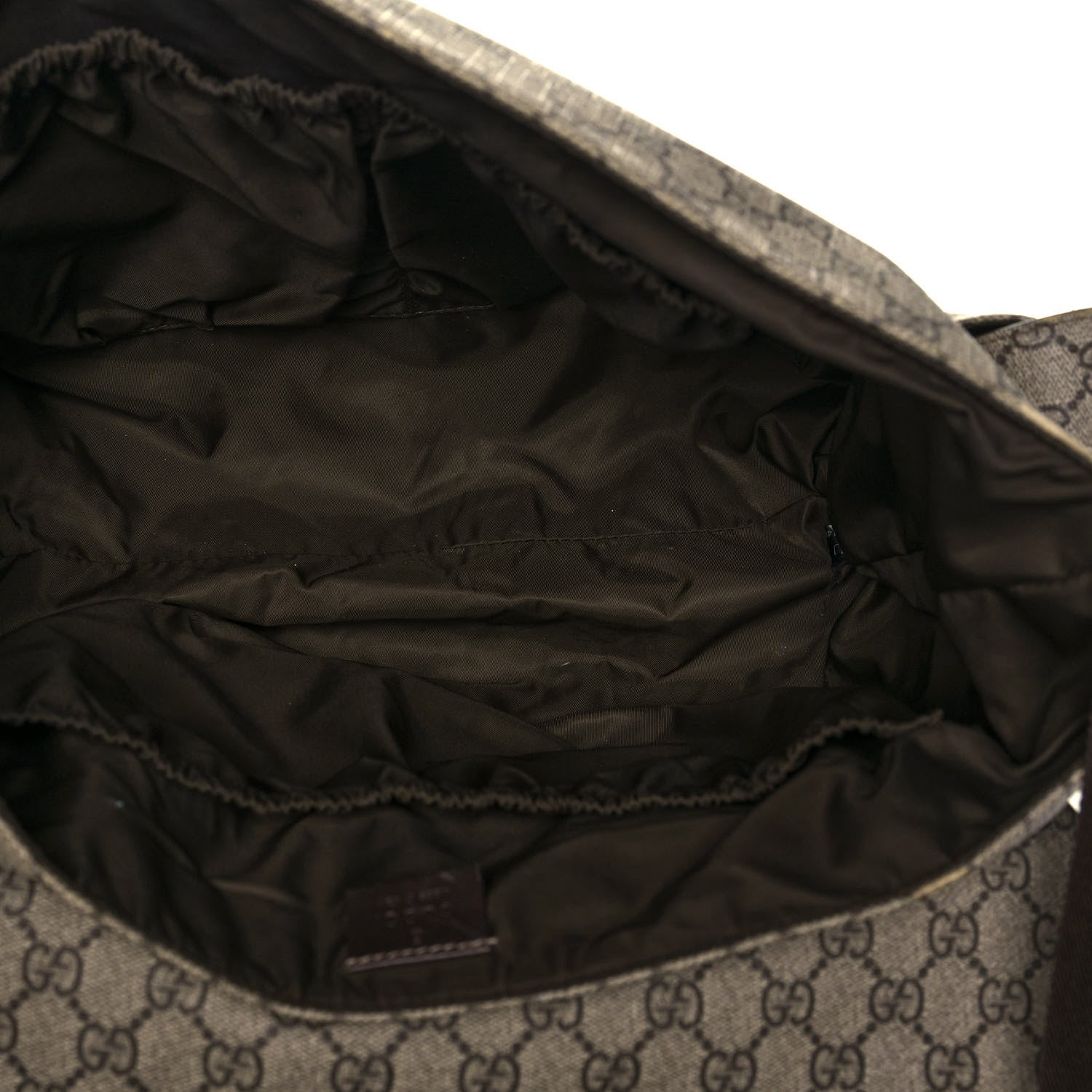 Gucci GG Plus Monogram Messenger Diaper Bag Dark Brown 6 of 23