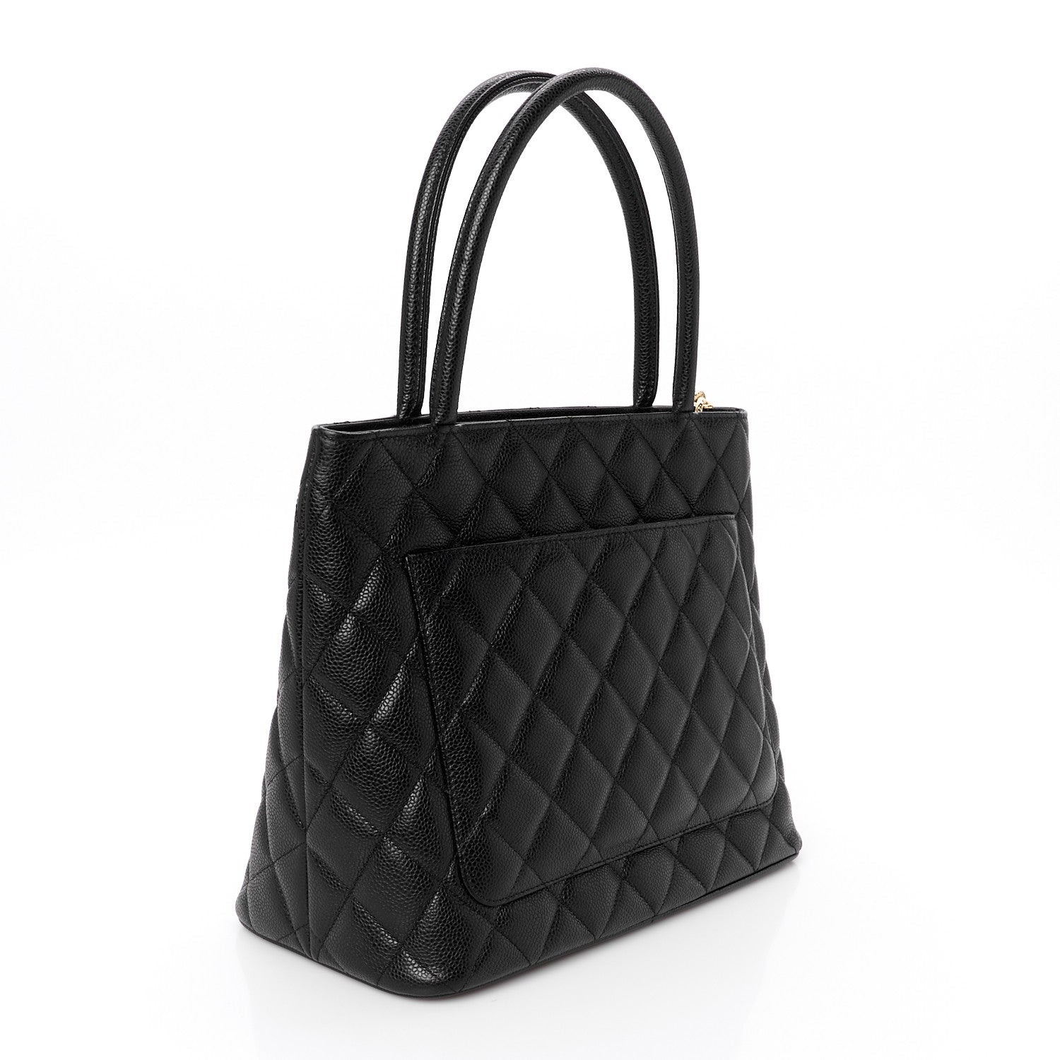 Chanel Caviar Quilted Medallion Tote Black 3 of 10