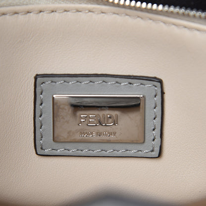 Fendi Vitello Cenury Petite 2Jours Tote Ghiaccio Camelia 6 of 12